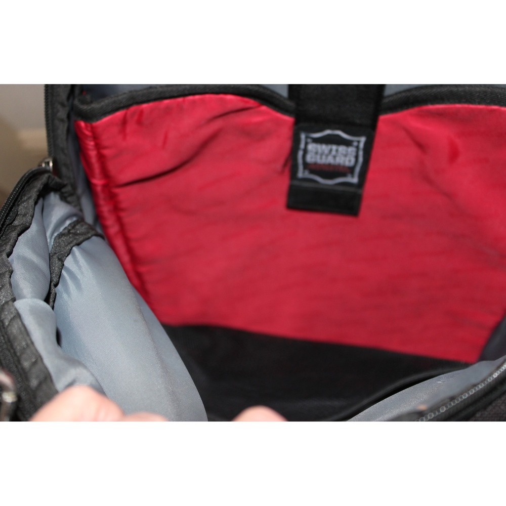 Wenger Swiss Gear Pegasus 17" Laptop Computer Backpack Black/Gray - Picture 5 of 7